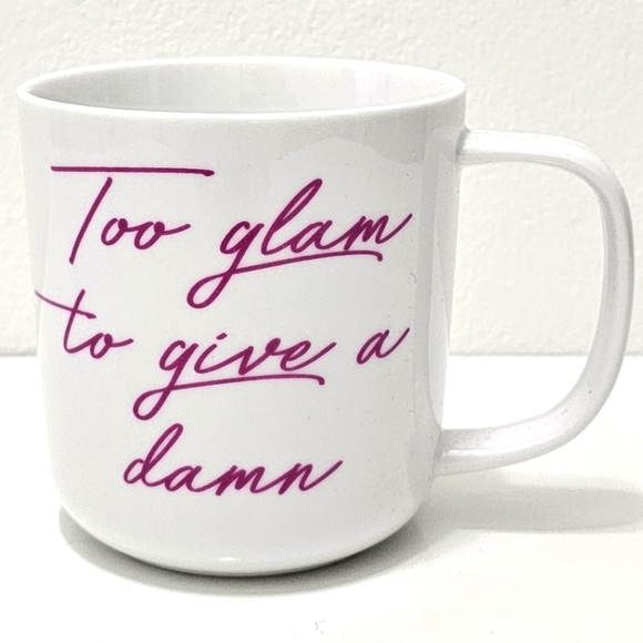 🇬🇧 Paperchase Too Glam To Give A Damn Mug - Picture 1 of 10